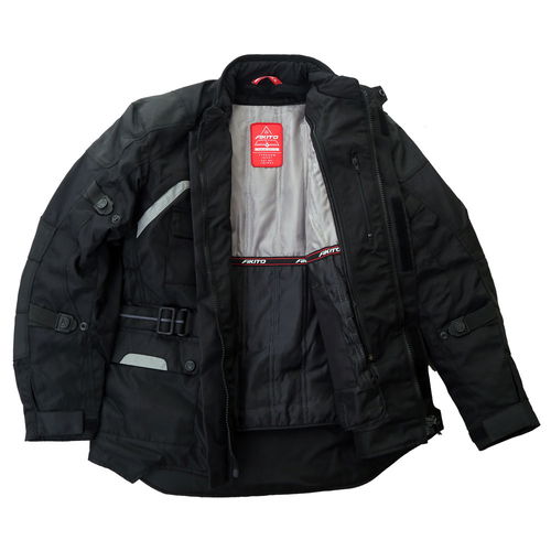 Akito Typhoon Jacket Black Size: Mens UK - S