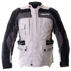 Akito Typhoon Jacket Black Grey Stone