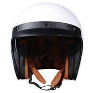 Open Face Helmet White