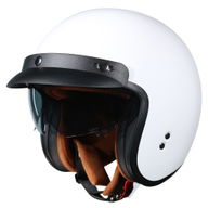 Open Face Helmet White