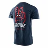 Troy Lee Designs Troy Lee Designs Memorial Day Bolt T-Shirt Navy Heather - Thumbnail 2