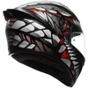 AGV AGV K1-S Lyzard Helmet Black Grey Red - Thumbnail 4