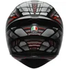 AGV AGV K1-S Lyzard Helmet Black Grey Red - Thumbnail 5