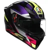 AGV AGV K1-S Fastlap Helmet Black Purple Pink - Thumbnail 2