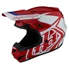 Troy Lee Designs Troy Lee Designs GP Helmet Overload Red White - Thumbnail 1
