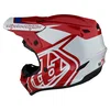 Troy Lee Designs Troy Lee Designs GP Helmet Overload Red White - Thumbnail 3