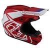 Troy Lee Designs Troy Lee Designs GP Helmet Overload Red White - Thumbnail 4