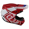 Troy Lee Designs Troy Lee Designs GP Helmet Overload Red White - Thumbnail 5