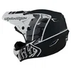 Troy Lee Designs Troy Lee Designs Youth GP Helmet Nova Camo White - Thumbnail 2