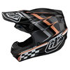 Troy Lee Designs Troy Lee Designs SE4 Polyacrylite Helmet Warped Black Copper - Thumbnail 1