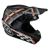 Troy Lee Designs Troy Lee Designs SE4 Polyacrylite Helmet Warped Black Copper - Thumbnail 3