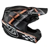Troy Lee Designs Troy Lee Designs SE4 Polyacrylite Helmet Warped Black Copper - Thumbnail 4