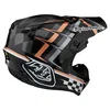 Troy Lee Designs Troy Lee Designs SE4 Polyacrylite Helmet Warped Black Copper - Thumbnail 5