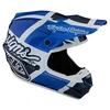 Troy Lee Designs Troy Lee Designs SE4 Polyacrylite Helmet Quattro Blue - Thumbnail 4