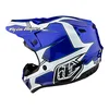 Troy Lee Designs Troy Lee Designs SE4 Polyacrylite Helmet Matrix Blue - Thumbnail 2