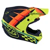 Troy Lee Designs Troy Lee Designs SE4 Polyacrylite Helmet Warped Yellow - Thumbnail 5