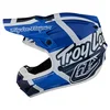 Troy Lee Designs Troy Lee Designs Youth SE4 Polyacrylite Helmet Quattro Blue - Thumbnail 3