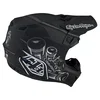 Troy Lee Designs Troy Lee Designs Youth SE4 Polyacrylite Helmet Skooly Black - Thumbnail 5