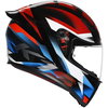 AGV AGV K1-S Helmet Fastlap Black Red Blue - Thumbnail 3