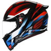 AGV AGV K1-S Helmet Fastlap Black Red Blue - Thumbnail 4