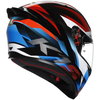 AGV AGV K1-S Helmet Fastlap Black Red Blue - Thumbnail 6