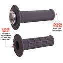 Universal Lock-On Grip Set Half-Waffle Graphite