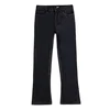 Knox Knox Cartmel Kick Flare Womens Jeans Black Rust - Thumbnail 1