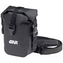 Black Waterproof Leg Bag With Strap