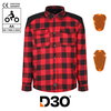 MotoBull MotoBull Woody Flannel Jacket Red - Thumbnail 3