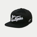Los Angeles Hat Black White
