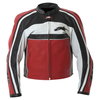 Alpinestars Dyno 2 Red White Black Retro Leather Motorcycle Jacket Front                                                                                                                                                                                       