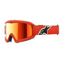 Vision Youth Corp Goggle Orange Mirror Red