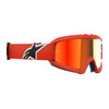 Alpinestars Alpinestars Vision Youth Corp Goggle Orange Mirror Red - Thumbnail 3