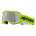 Vision 3 Wordmark Goggle Yellow Fluo Mirror Silver