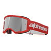Alpinestars Alpinestars Vision 3 Wordmark Goggles - Red Mirror Silver - Thumbnail 1