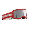 Alpinestars Alpinestars Vision 3 Wordmark Goggles - Red Mirror Silver - Thumbnail 2