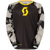 Scott Scott 350 Camo Junior Jersey Black Yellow - Thumbnail 1