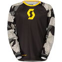 350 Camo Junior Jersey Black Yellow