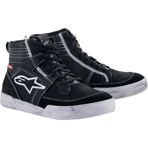 Alpinestars Ageless Riding Shoes Black White Cool Grey