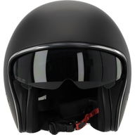 Open Face Helmet Matt Black