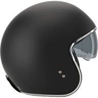Open Face Helmet Matt Black
