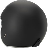 Open Face Helmet Matt Black