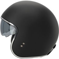 Open Face Helmet Matt Black