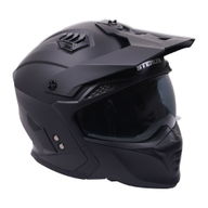 Fighter HS711 Modular Helmet Matt Black