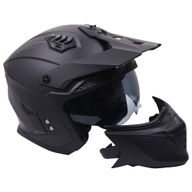 Fighter HS711 Modular Helmet Matt Black