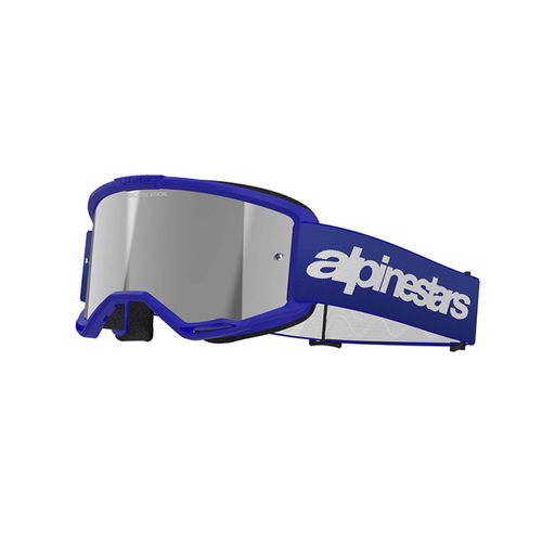 Alpinestars Vision 3 Wordmark Goggle Blue Mirror Silver