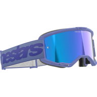 Vision 5 Wordmark Goggles Purple Mirror Blue