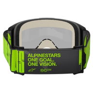 Vision 5 Hollow Goggles Charcoal Yellow Fluo Mirror Silver