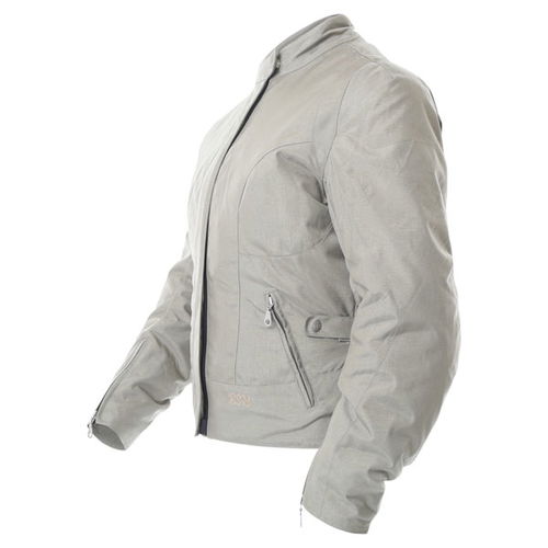 IXS Sarah Ladies Beige Waterproof Textile Motorcycle Jacket Side                                                                                                                                                                                               