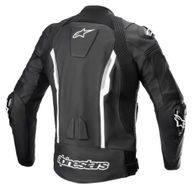 Missile V2 Leather Jacket Black White